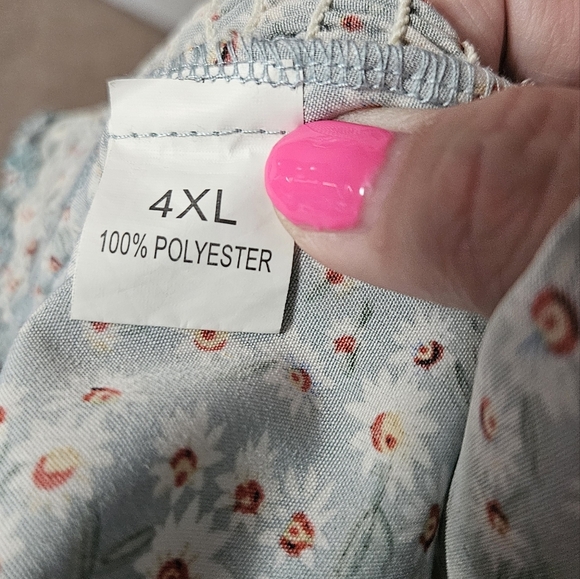 SHEIN Blue Floral Mini Dress - Picture 10 of 11